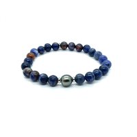 Bracciale Lelune LELUNE GLAMOUR in Argento Labradorite LGBR485 - LGBR485